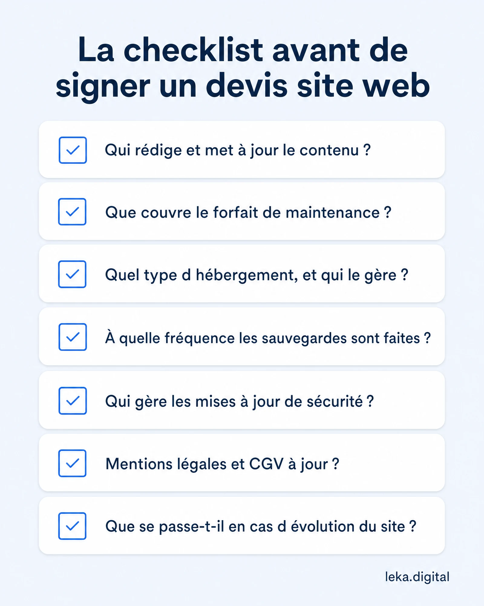 La checklist des 7 questions à poser avant de signer un devis de site web pour une TPE
