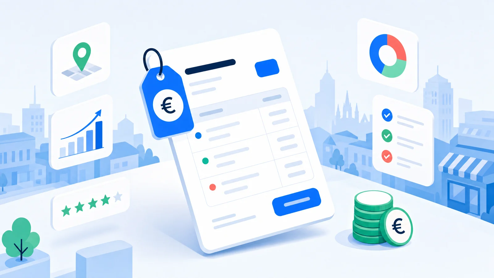 Illustration du coût du SEO local pour une petite entreprise