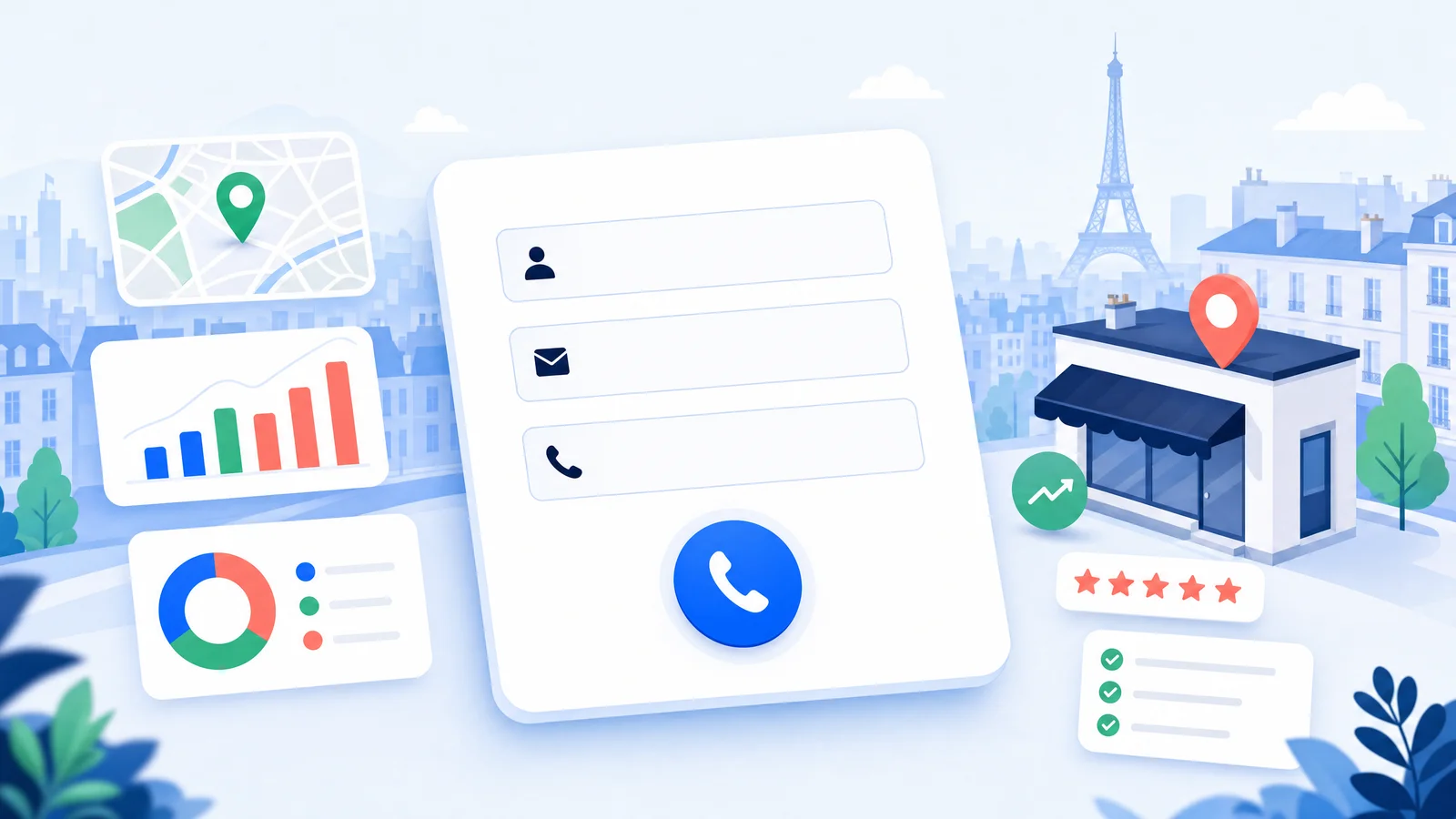 Illustration des meilleures pratiques pour les formulaires et appels