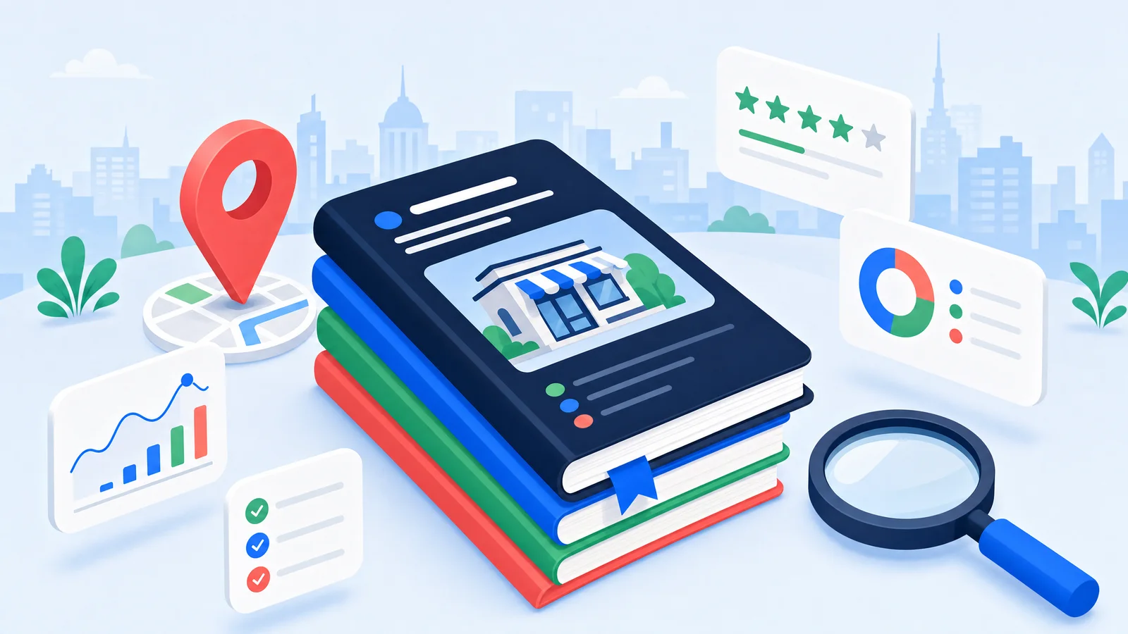 Illustration du guide complet du SEO local